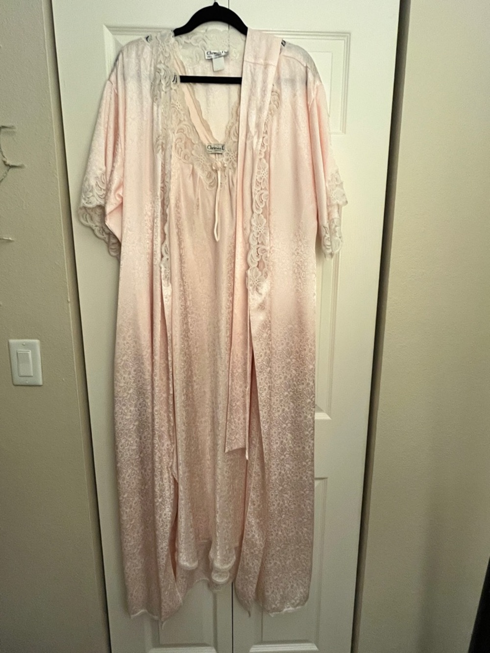 Vintage Dior Nightgown and Robe